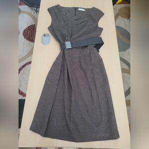 Calvin Klein Sleeveless Brown dress Size 10